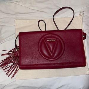 Burgundy Valentino shoulder bag (can be worn as a crossbody too)